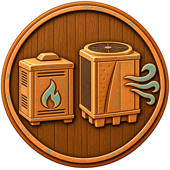 A heater and a heat pump are different appliances. — carved medallion