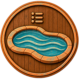 New to pool ownership? Start with these questions. — carved medallion