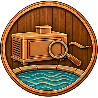 Gas pool heater stopped working? What to note before calling — carved medallion